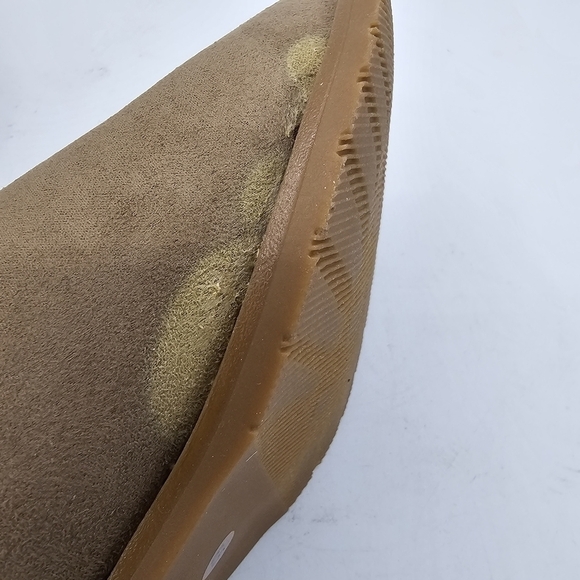 NIB Style & Co. Mabel Womens Taupe Almond Toe Faux Suede Ankle Boots Size 6.5 - Picture 8 of 13